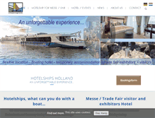 Tablet Screenshot of hotelshipsholland.com
